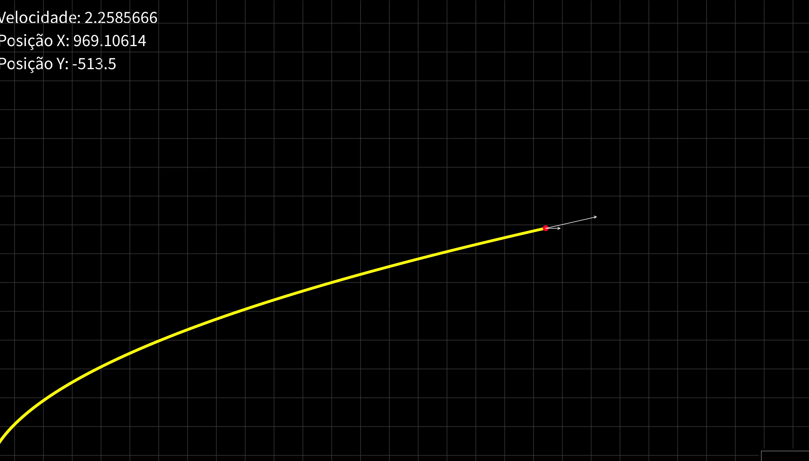Screenshot: Particle System in Processing